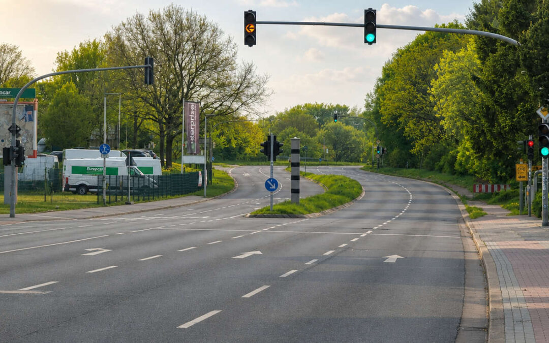 Geblitzt an der Husumer Straße / Zur Bleiche in Flensburg – Messstelle, Verfahren, Einspruch