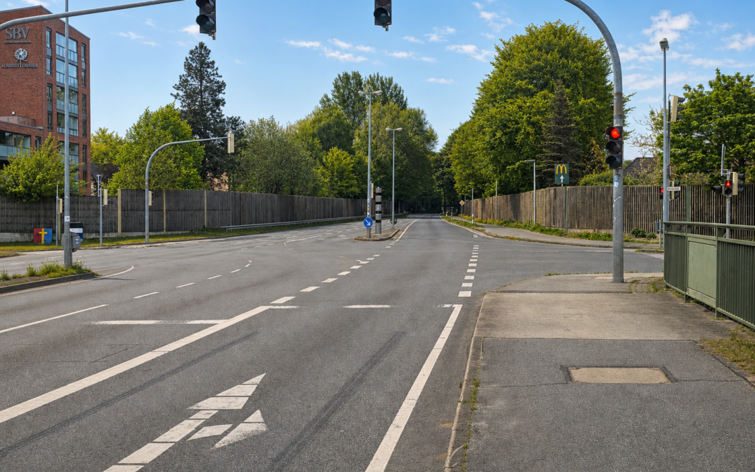 Geblitzt an der Osttangente / Schottweg in Flensburg – Messstelle, Verfahren, Einspruch